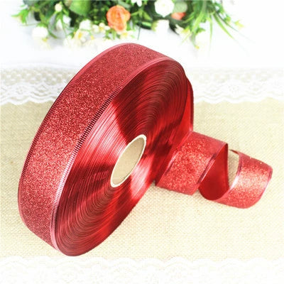 Wholesale Christmas Ribbon Cloth Mechanical 5Cm Sky Blue