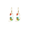 Wholesale Christmas Series Alloy Earrings With Cute Cat Animal Pattern Electroplated For Women