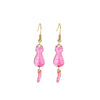 Wholesale Christmas Series Alloy Earrings With Cute Cat Animal Pattern Electroplated For Women