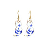 Wholesale Christmas Series Alloy Earrings With Cute Cat Animal Pattern Electroplated For Women