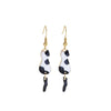 Wholesale Christmas Series Alloy Earrings With Cute Cat Animal Pattern Electroplated For Women