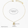 Wholesale Christmas Themed Geometric Diamond Pearl Necklace For Women With Vacuum Plating In Furnace