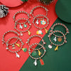 Wholesale Christmas Thread Rope Hand Knitted Unisex Couple Bracelet