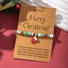 Wholesale Christmas Thread Rope Hand Knitted Unisex Couple Bracelet