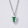 Wholesale Christmas Tree Geometric Dripping Oil Pearl Strand Necklace Unisex Casual Jewelry