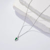 Wholesale Christmas Tree Geometric Dripping Oil Pearl Strand Necklace Unisex Casual Jewelry