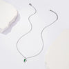 Wholesale Christmas Tree Geometric Dripping Oil Pearl Strand Necklace Unisex Casual Jewelry