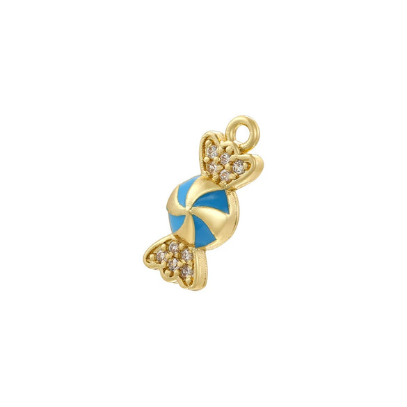 Wholesale Christmas Tree Pendant And Stockings Jewelry Copper With Fruit And Bow Tie Pattern And Zirconia Design