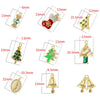 Wholesale Christmas Tree Pendant And Stockings Jewelry Copper With Fruit And Bow Tie Pattern And Zirconia Design