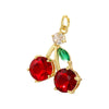 Wholesale Christmas Tree Pendant And Stockings Jewelry Copper With Fruit And Bow Tie Pattern And Zirconia Design