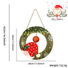 Wholesale Christmas Wooden Sign Cartoon Hollow Snowman Decoration