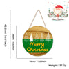 Wholesale Christmas Wooden Sign Cartoon Hollow Snowman Decoration