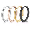Wholesale Circle Stainless Steel Earrings With Geometric Pattern And Electroplating For Unisex