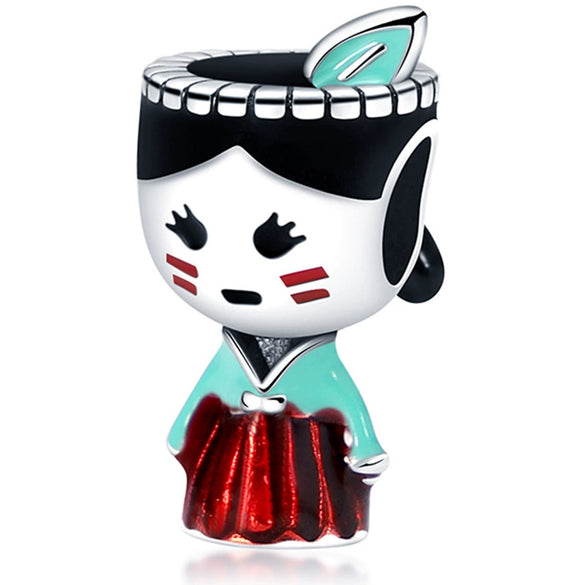 Wholesale Classic Cartoon Oil Dripping Luxury Beaded Pendant Necklace And Bracelet Jewelry Made Of Metal With Totem Pattern And Electroplating Design