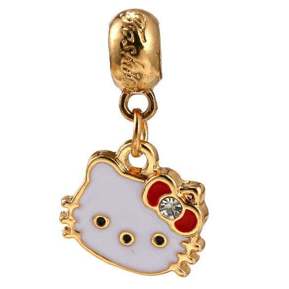 Wholesale Classic Cartoon Oil Dripping Luxury Beaded Pendant Necklace And Bracelet Jewelry Made Of Metal With Totem Pattern And Electroplating Design