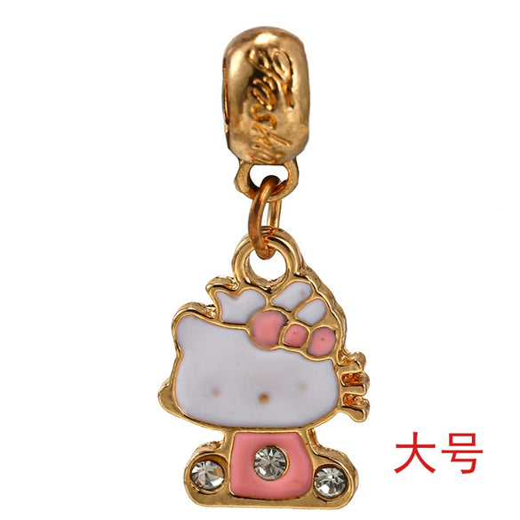 Wholesale Classic Cartoon Oil Dripping Luxury Beaded Pendant Necklace And Bracelet Jewelry Made Of Metal With Totem Pattern And Electroplating Design