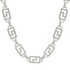 Wholesale Clavicle Chain Alloy Geometric Three Dimensional Pattern Electroplated Unisex Hip Hop Cold Style