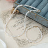 Wholesale Clavicle Chain Baroque Style Natural Freshwater Pearl 14K Gold S925 Sterling Silver Buckle Alien Shape