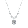 Wholesale Clavicle Chain For Women Old Money Style Geometric 925 Sterling Silver Mosan Diamond