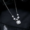 Wholesale Clavicle Chain For Women Old Money Style Geometric 925 Sterling Silver Mosan Diamond