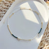 Wholesale Clavicle Chain Glass Glaze Organic Glass Geometric Handwoven Style For Women