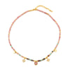 Wholesale Clavicle Chain Handmade Crystal And Natural Stone Geometric Style Necklace For Women
