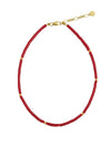 Wholesale Clavicle Chain Handmade With Semiprecious Natural Colored Stones Geometric Style Titanium Steel Pendant Electroplated