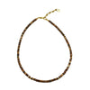 Wholesale Clavicle Chain Handmade With Semiprecious Natural Colored Stones Geometric Style Titanium Steel Pendant Electroplated