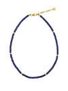 Wholesale Clavicle Chain Handmade With Semiprecious Natural Colored Stones Geometric Style Titanium Steel Pendant Electroplated