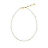Wholesale Clavicle Chain Handmade With Semiprecious Natural Colored Stones Geometric Style Titanium Steel Pendant Electroplated
