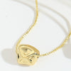 Wholesale Clavicle Chain Necklace Copper Plated 14K Gold Geometric Shape For Women Simple Glossy Polished