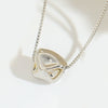 Wholesale Clavicle Chain Necklace Copper Plated 14K Gold Geometric Shape For Women Simple Glossy Polished