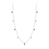 Wholesale Clavicle Chain Necklace S925 Sterling Silver Geometric Inlaid Zircon For Women