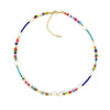 Wholesale Clavicle Chain Organic Glass Geometric Beaded Hand Knitted For Women