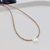 Wholesale Clavicle Chain Organic Glass Pendant Rhinestone Geometric Handwoven For Women