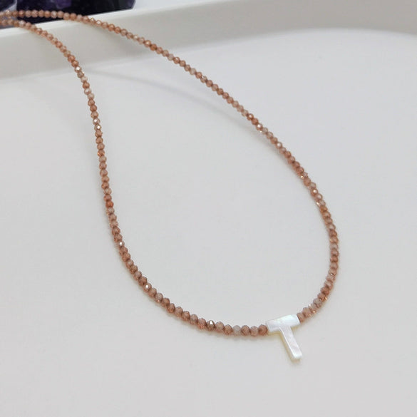 Wholesale Clavicle Chain Organic Glass Pendant Rhinestone Geometric Handwoven For Women