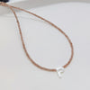 Wholesale Clavicle Chain Organic Glass Pendant Rhinestone Geometric Handwoven For Women