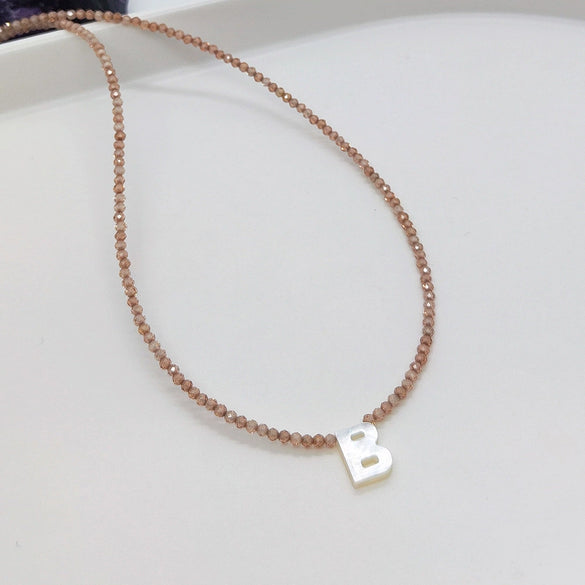 Wholesale Clavicle Chain Organic Glass Pendant Rhinestone Geometric Handwoven For Women