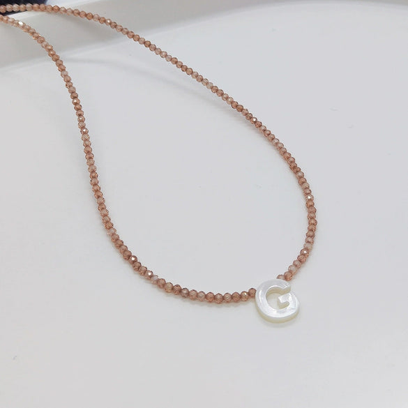 Wholesale Clavicle Chain Organic Glass Pendant Rhinestone Geometric Handwoven For Women