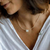 Wholesale Clavicle Chain Organic Glass Pendant Rhinestone Geometric Handwoven For Women