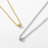 Wholesale Clavicle Chain S925 Sterling Silver Inlaid Zircon Niche Geometric Design