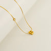 Wholesale Clavicle Chain 316L Stainless Steel And 316L Stainless Steel With English Letter Pendant Electroplating Style For Women