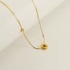 Wholesale Clavicle Chain 316L Stainless Steel And 316L Stainless Steel With English Letter Pendant Electroplating Style For Women