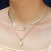 Wholesale Clavicle Chain Stainless Steel 18K Gold Plated Geometric Bone Chain Electroplating Design For Women