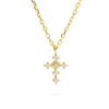 Wholesale Clavicle Chain 925 Sterling Silver Cross Geometric Pattern 14K Gold Plated For Women