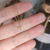 Wholesale Clavicle Chain 925 Sterling Silver Cross Geometric Pattern 14K Gold Plated For Women