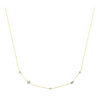 Wholesale Clavicle Chain 925 Sterling Silver Zircon Inlay Geometric Mori Style For Women