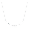 Wholesale Clavicle Chain 925 Sterling Silver Zircon Inlay Geometric Mori Style For Women