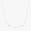 Wholesale Clavicle Chain 925 Sterling Silver Zircon Inlay Geometric Mori Style For Women