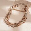 Wholesale Clavicle Necklace Handmade Asymmetrical Doublelayer Geometric Shell Beaded For Women